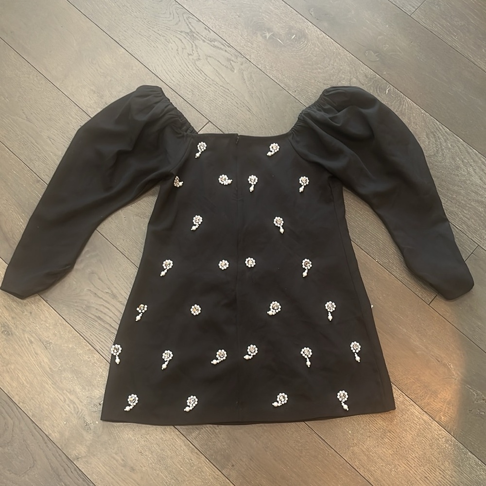 NOT SO SERIOUS PEARL DRESS SIZE 0 - Picture 4 of 5